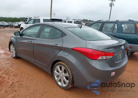 2013 Hyundai Elantra Limited из США, поврежденный, VIN 5NPDH4AE6DH278342